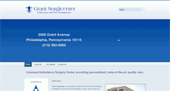 Desktop Screenshot of grantsurgicenter.com