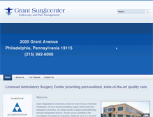 Tablet Screenshot of grantsurgicenter.com